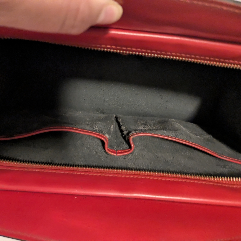 Authentic Louis Vuitton Red Epi Riviera Bag - Picture 10 of 15
